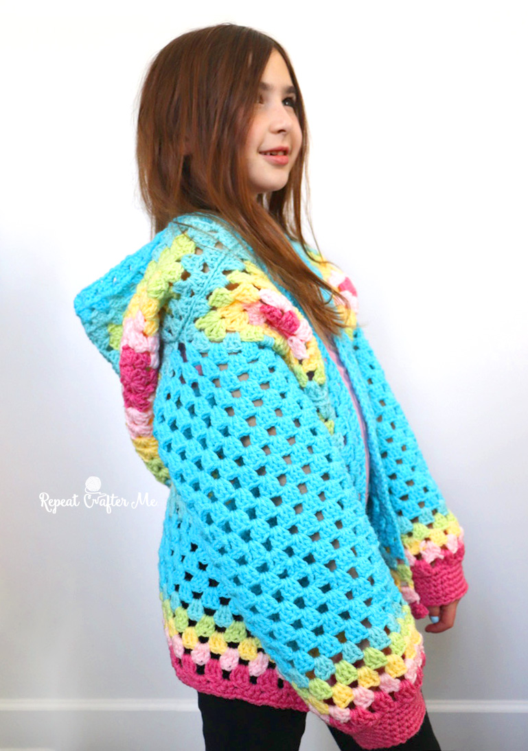 Crochet Granny Jacket - Repeat Crafter Me