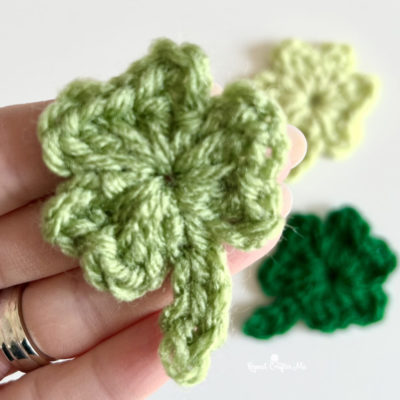 Tiny Crochet Shamrock