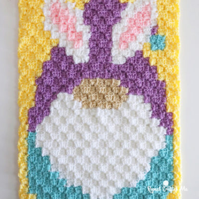 April Bunny Gnome C2C Crochet
