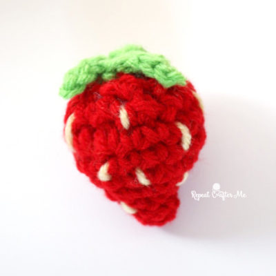 Easy Crochet Strawberry