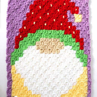 June Strawberry Gnome C2C Crochet