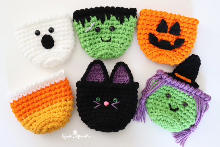 Halloween Crochet Cups