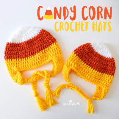 Candy Corn Crochet Hats