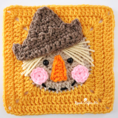 Crochet Scarecrow Square