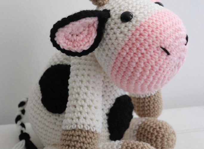 Crochet Cow Stuffie