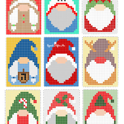 Christmas and Holiday Gnome C2C Crochet