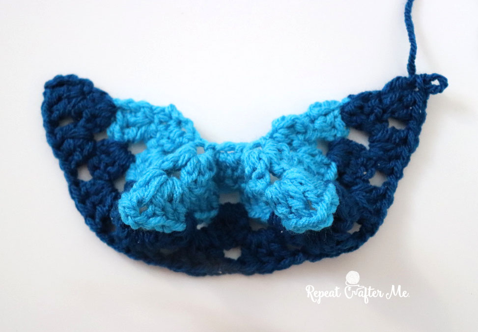 Crochet Mini Granny Stitch Sweater - Repeat Crafter Me