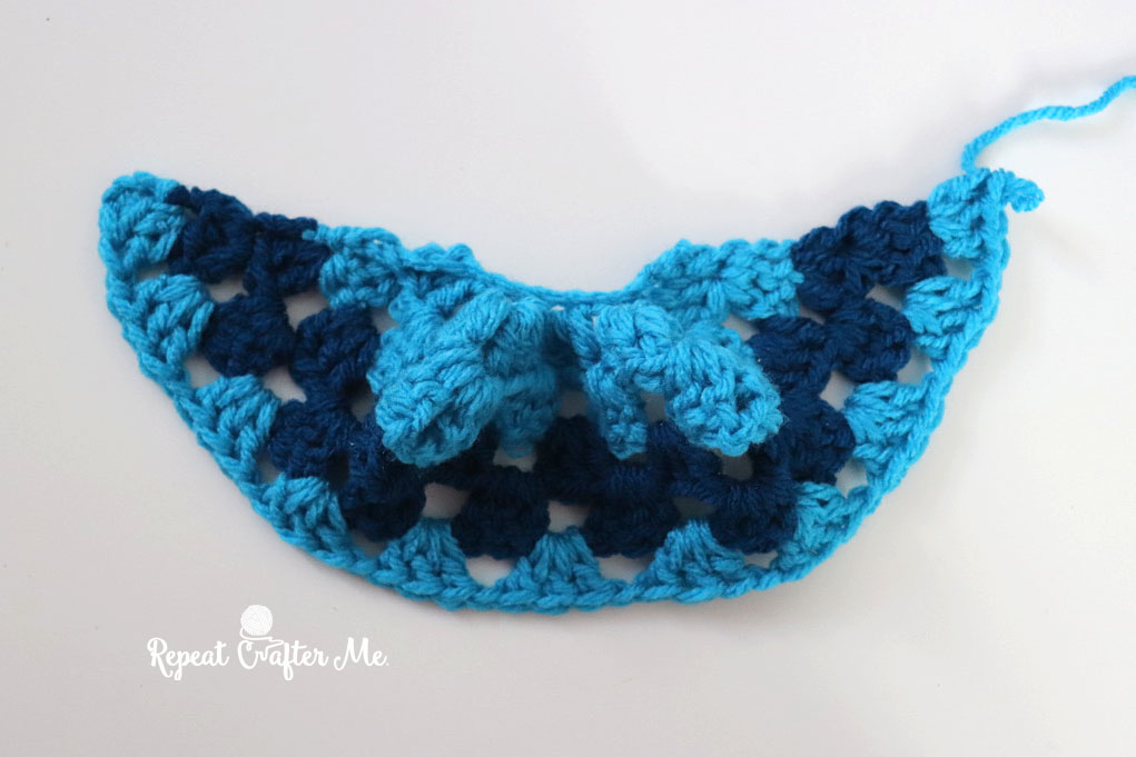 Crochet Mini Granny Stitch Sweater - Repeat Crafter Me