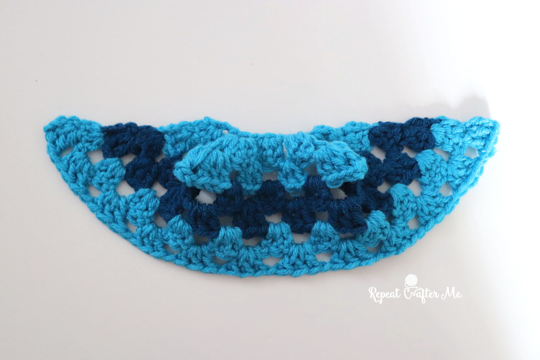 Crochet Mini Granny Stitch Sweater - Repeat Crafter Me