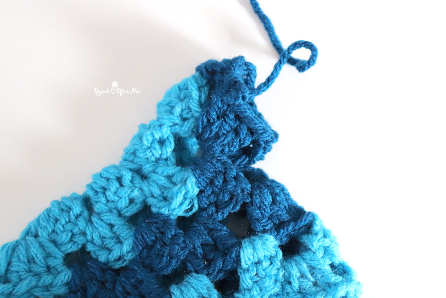Crochet Mini Granny Stitch Sweater - Repeat Crafter Me