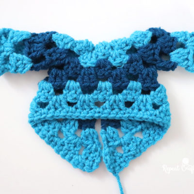 Crochet Mini Granny Stitch Sweater