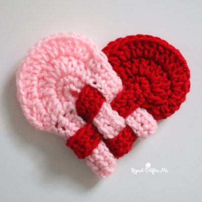 Crochet Woven Heart