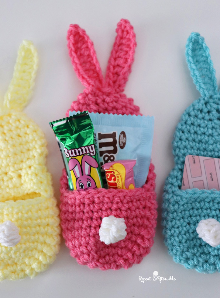 Crochet Bunny Pockets Repeat Crafter Me Crochet Bunny Pockets Repeat Crafter Me