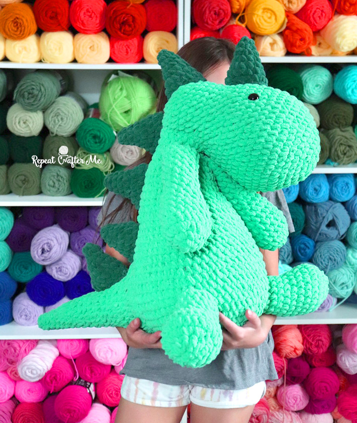 I crocheted stuffed animals using blanket yarn! 