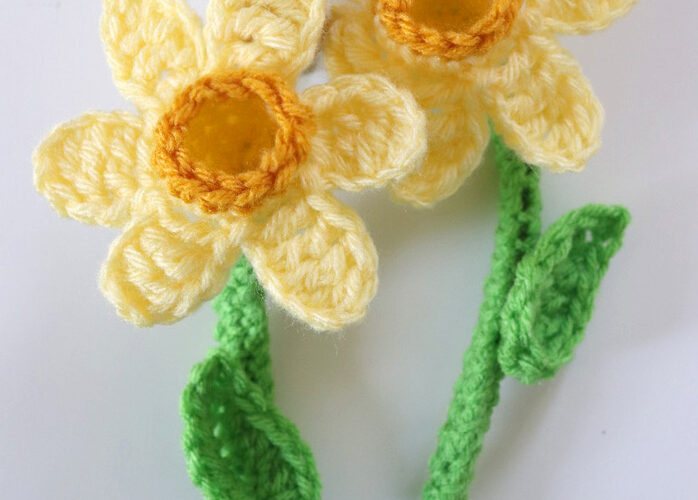 Crochet Daffodil Flower