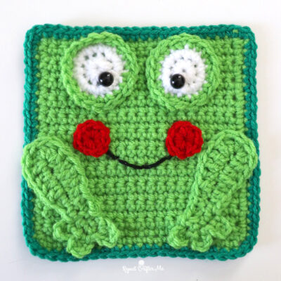 Frog Crochet Square