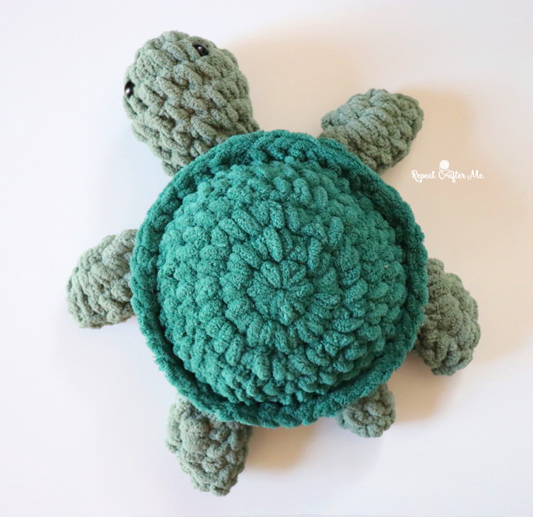 Crochet Turtle Lovey Amigurumi Toy Handmade Stuffed Animals toy