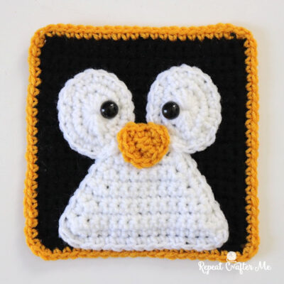 Penguin Crochet Square