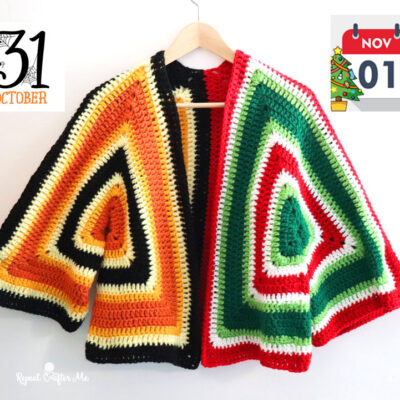 Fall into Christmas Crochet Cardigan