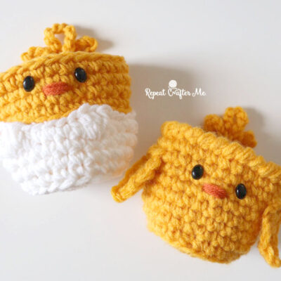 Baby Chick Crochet Cups