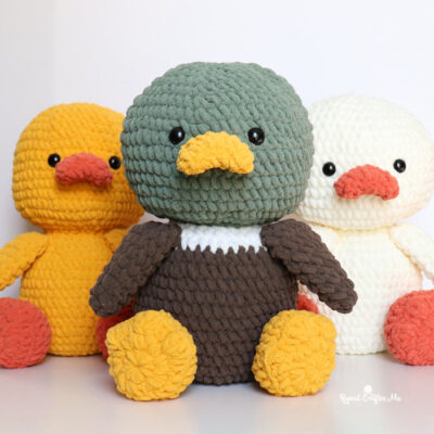 Puddles the Crochet Mallard Duck