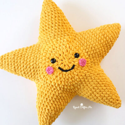 Giant Crochet Bernat Blanket Plush Star