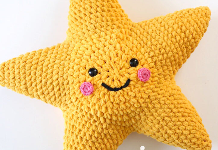 Giant Crochet Bernat Blanket Plush Star