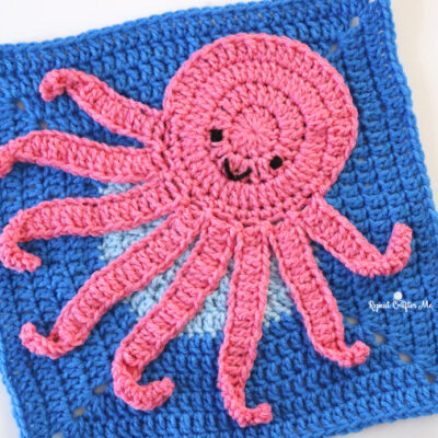 Crochet Octopus – Under the Sea CAL Square 5