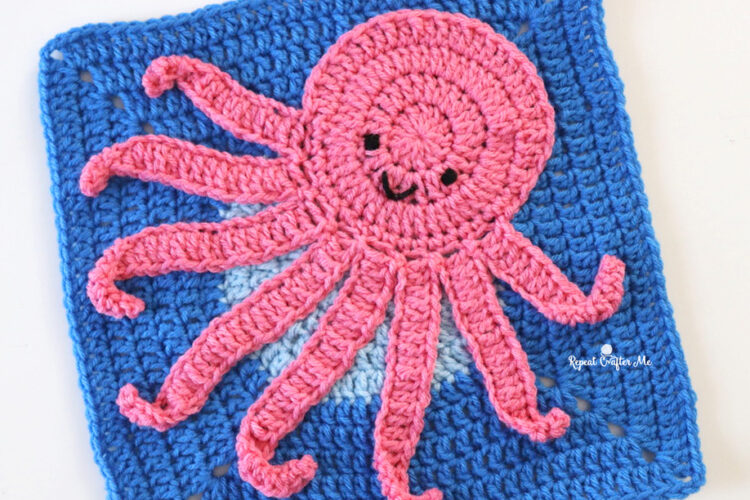Crochet Octopus – Under the Sea CAL Square 5