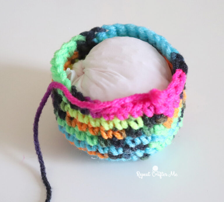 Crochet Footbag Pattern (Hacky Sack Style) - Repeat Crafter Me