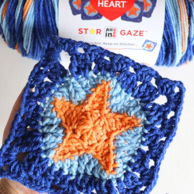 I’m Starstruck! Meet Red Heart All-in-One Star Gaze Yarn