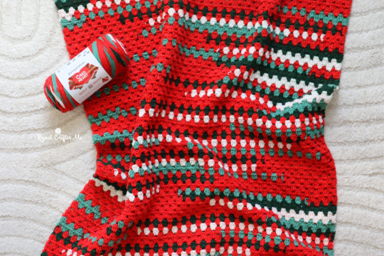 Holly Jolly Christmas Chaos Crochet Blanket