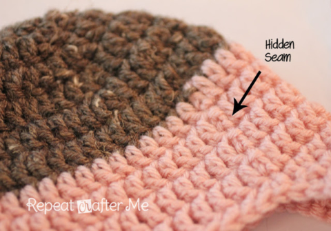 Crochet Owl Hat Pattern in Newborn 