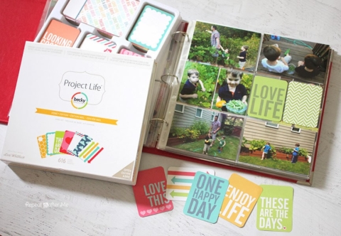Scrapbook a long vacation in project life album in 4 steps - Sahin