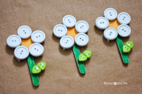 DIY Wood Buttons - Repeat Crafter Me