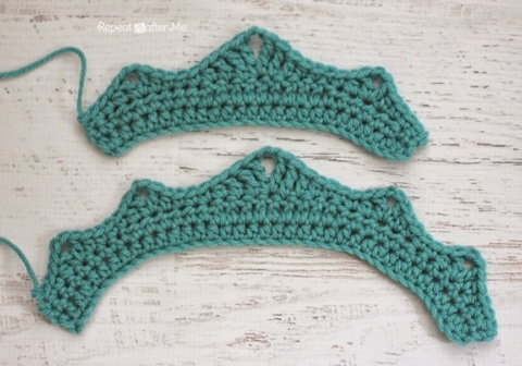 Crochet Snow Queen Hat Pattern - Repeat 