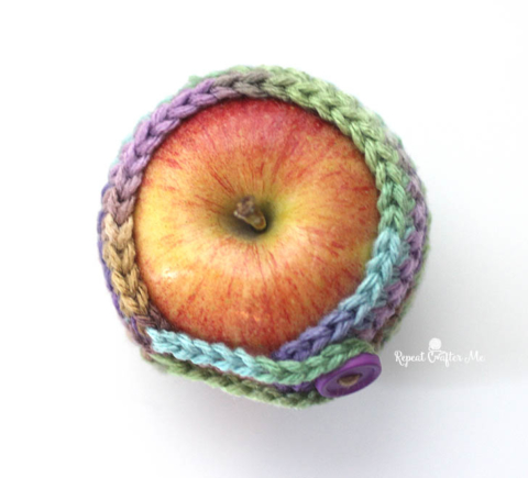 Crochet Apple Cozy - Repeat Crafter Me