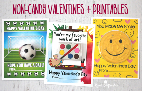 Write On! Non- Candy Printable Valentines for Kids and Teens