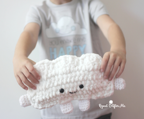 crochet pillow Cloud pillow Crochet cloud Cloud gift Gift For Kids Crochet Chunky Cloud pillow
