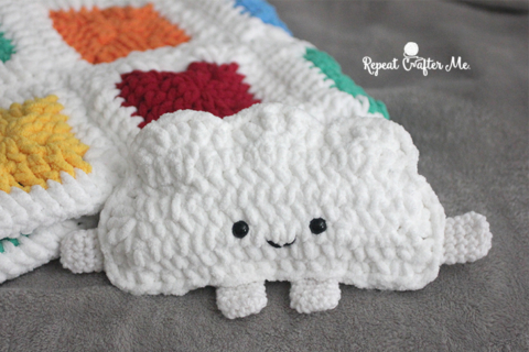 Crochet Cloud Pillow, How To Crochet A Cloud