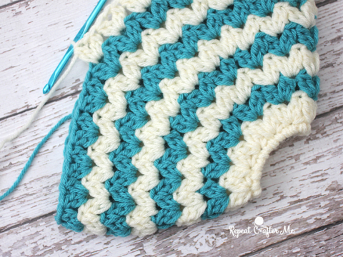 Crochet Mommy and Me Messy Bun Hats 