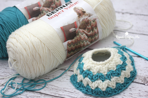 Crochet Mommy and Me Messy Bun Hats 