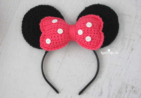 Disney 85th Anniversary Crocheted Minnie Mouse