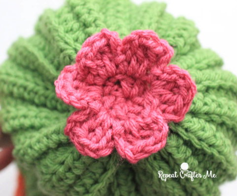 Crochet Cactus Hat - Repeat Crafter Me