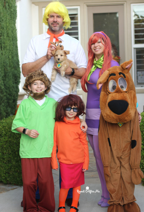 Scooby-Doo Gang Family Costume - Repeat Crafter Me
