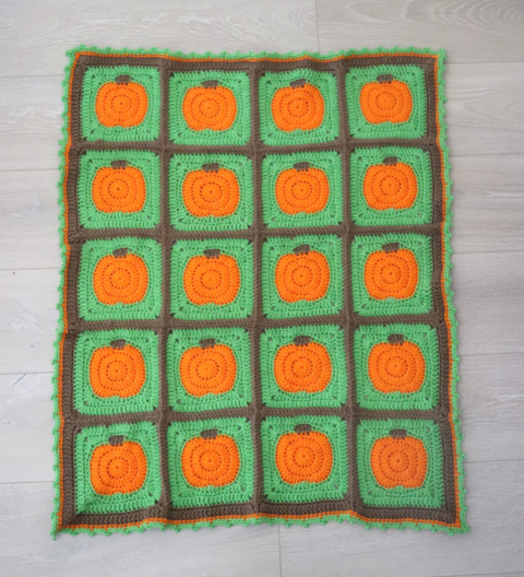 Pumpkin Crochet Coasters - Repeat Crafter Me