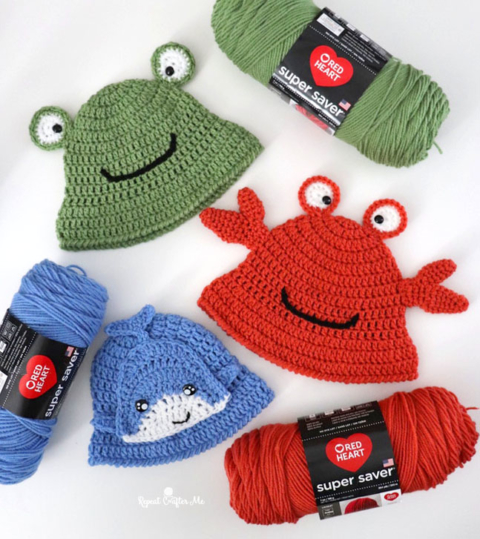 Crochet Bucket Hat - Repeat Crafter Me