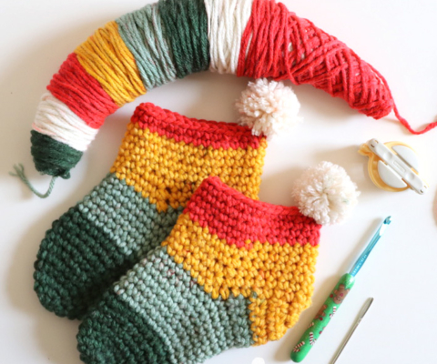 Crochet Lamb Hat Pattern - Repeat 