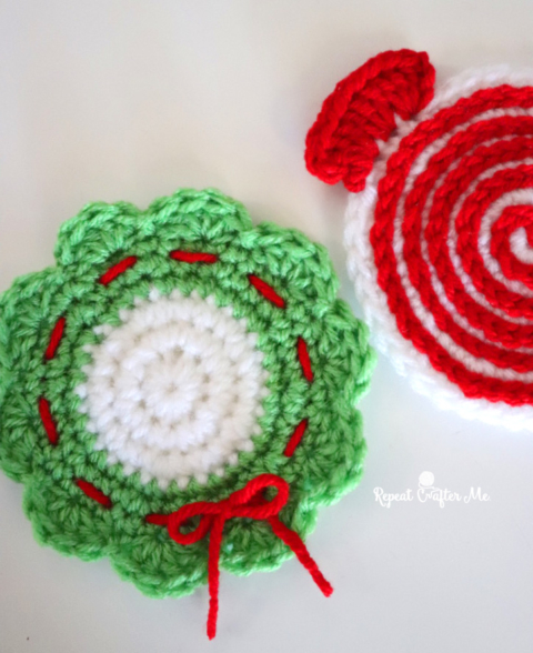 Christmas Coasters - PDF Crochet Pattern
