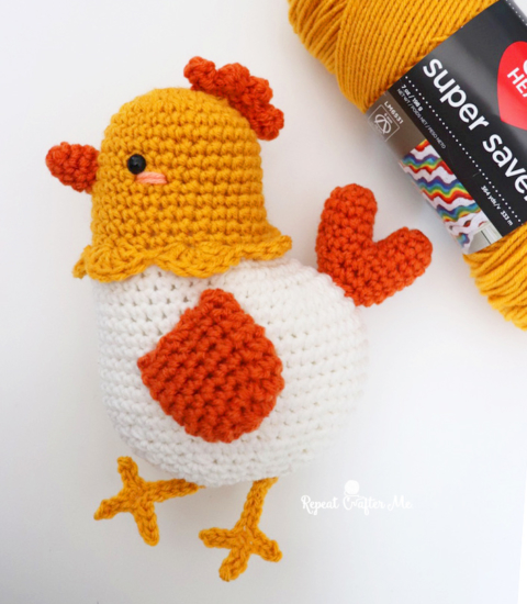 Critter Plush - Crochet Chicken